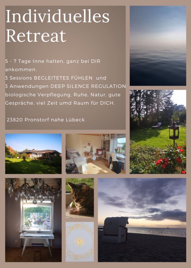 Flyer der Individuelle Auszeit in Pronstorf bei Lübeck, Schleswig Holstein